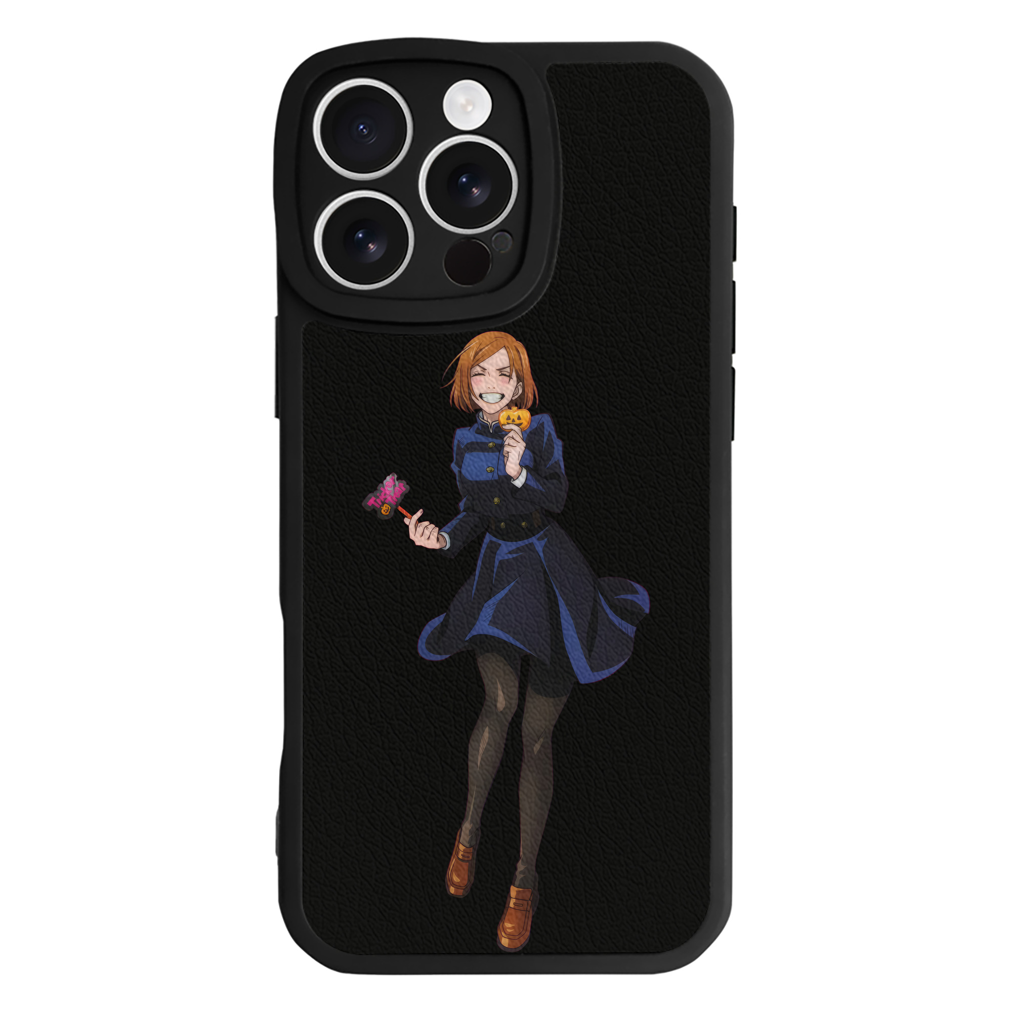 （画像用） 呪術廻戦 Jujutsu Kaisen 【iPhone 16シリーズ対応】シリコンスマホケース（レザー調） 材質：シリコン